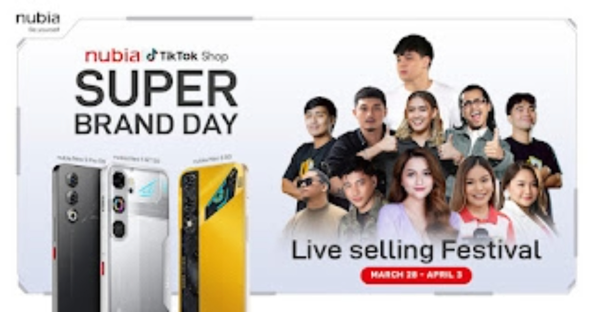 nubia PH Launches Neo 5 Series with First-Ever TikTok Shop Super Brand Day, Daily Deals, Buy-1-Get-7-Freebies, and More